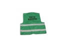 Gilet vert bandes retro chef de manœuvre dos