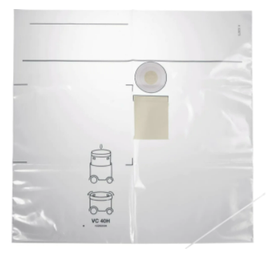 VC 40H-X plastic dust bag (x10) - For concrete and silica dust - 2262094