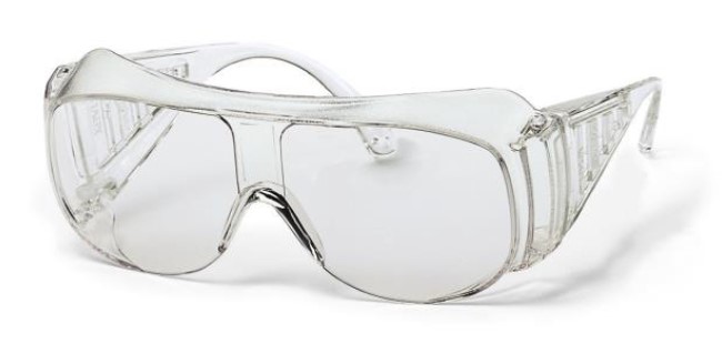 Lunettes ou surlunettes pour porteur de lunettes (grande monture)