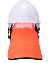 Refreshing Saharan hat adaptable to helmet