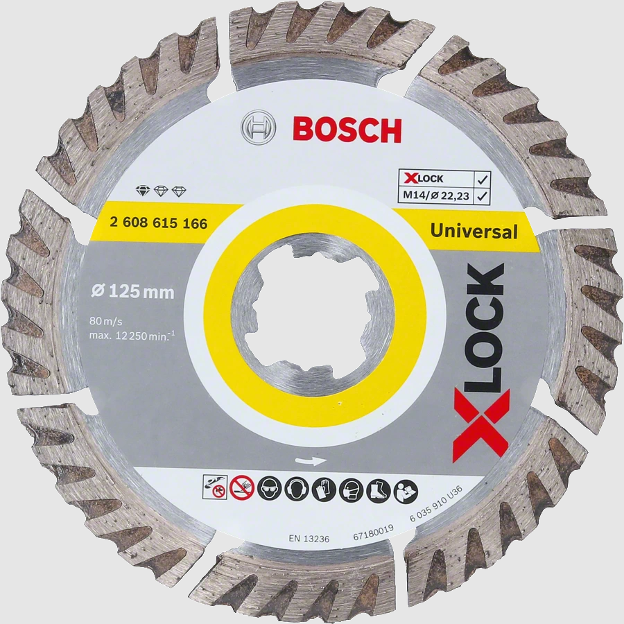 Universal XLock PRO Diamond Disc 125x22.23x10mm