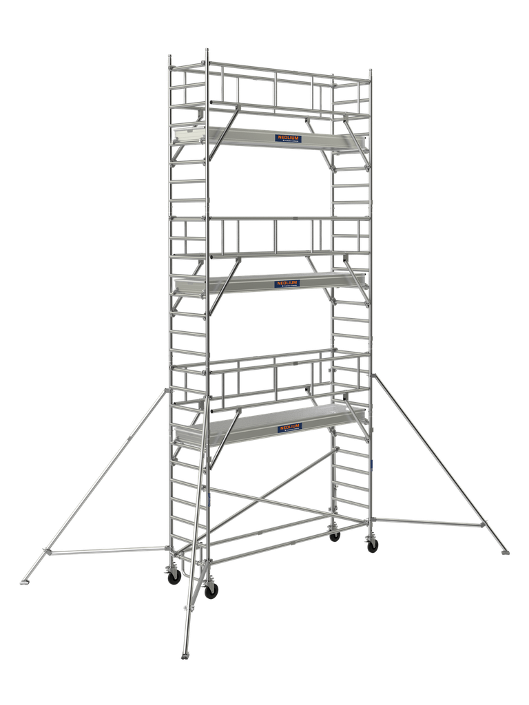 NEOLIUM 300 aluminum rolling scaffolding box 4m floor 6m work (sold individually)