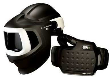 Masque + casque de soudage 3M Speedglas 9100MP avec Adflo PAPR (Sans cellule optoélectronique)