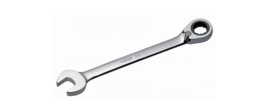 5° RATCHET COMBINATION WRENCH 22 MM