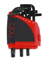 RESISTORX® 9-piece male key rack
