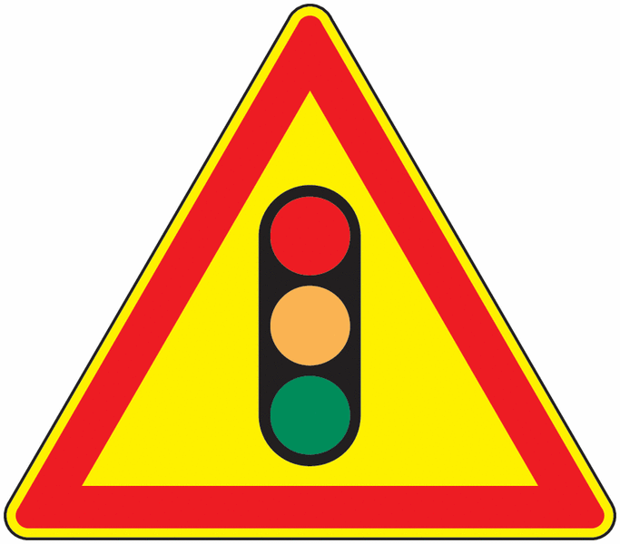 AK17 ''traffic light'' panel 1000 mm CL2