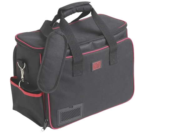 Hard-bottomed electrician's equipment bag