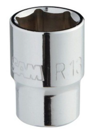 1/2 Socket - 6 Sides Diam 15