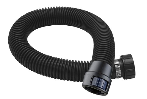 90° rubber hose with clamps CA 2F PLUS 900mm for Cleanair