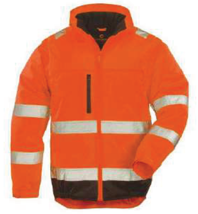 Gilet chaud HV BYES manches polyester amovibles