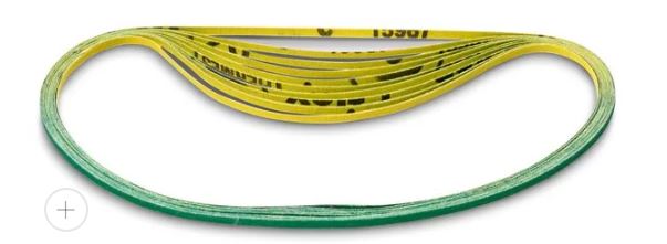 Ceramic abrasive belt length 520 mm width 6 grit 80 - for BF10-280E