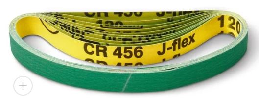 Ceramic abrasive belt length 520 mm width 20 grit 120 - for BF10-280E