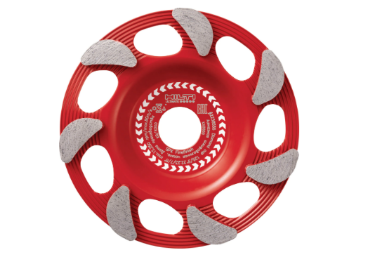 Diamond grinding wheel DG-CW 125/5 SPX Hard concrete, stone, screed for DGH 130