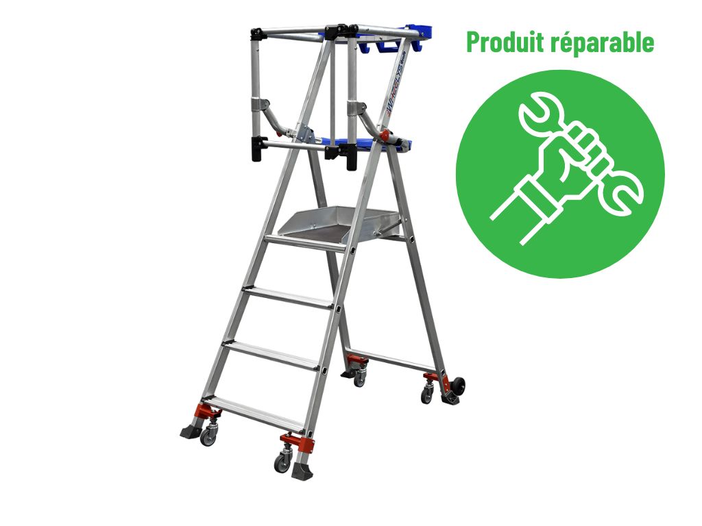 WHEELYS 4-step individual aluminum platform