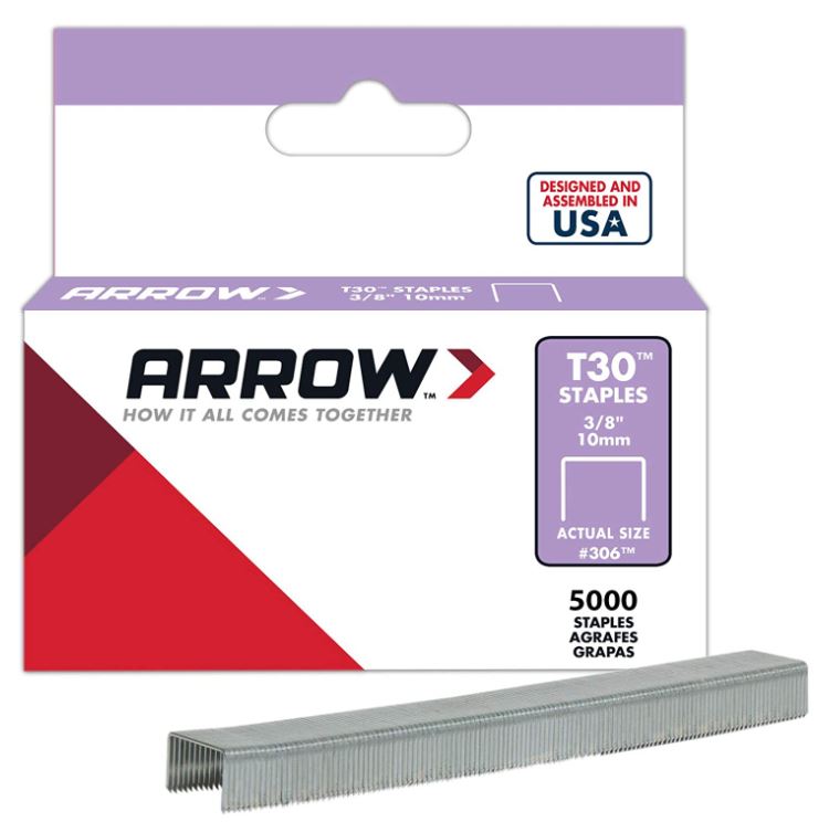 Agrafe T30 pour marteau agrafeur - 10mm (Boite de 5000)