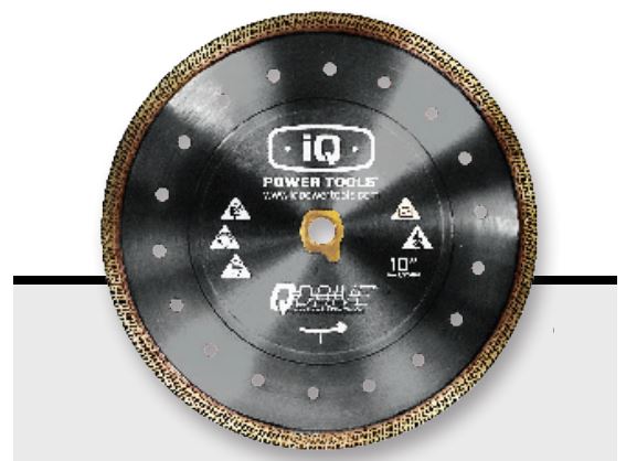 Disque diamant 255mm matériaux dur pour scie IQTS244