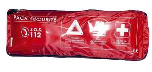 Trousse de secours auto - Gilet + Triangle BY CN (Composition 2021)