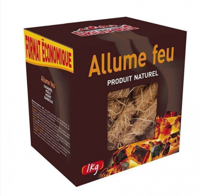 Allume feu et barbecue (Boite de 1kg)