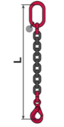 1-strand chain sling Grade 80