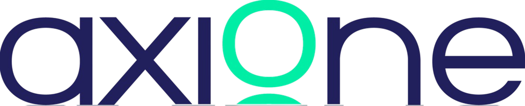 60x30mm helmet sticker with AXIONE logo