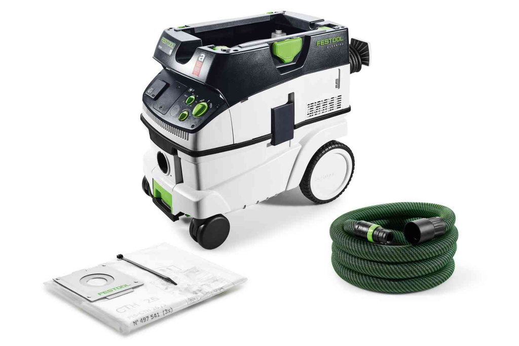 Aspirateur classe H CTH 26 E CLEANTEC - béton/silice
