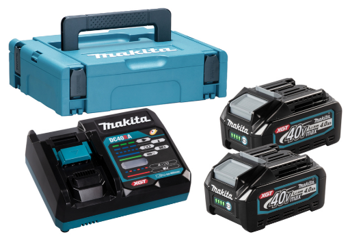 Pack énergie 2 batteries 40V Max XGT 4Ah + chargeur rapide