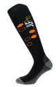 Special wool terry sock for boots