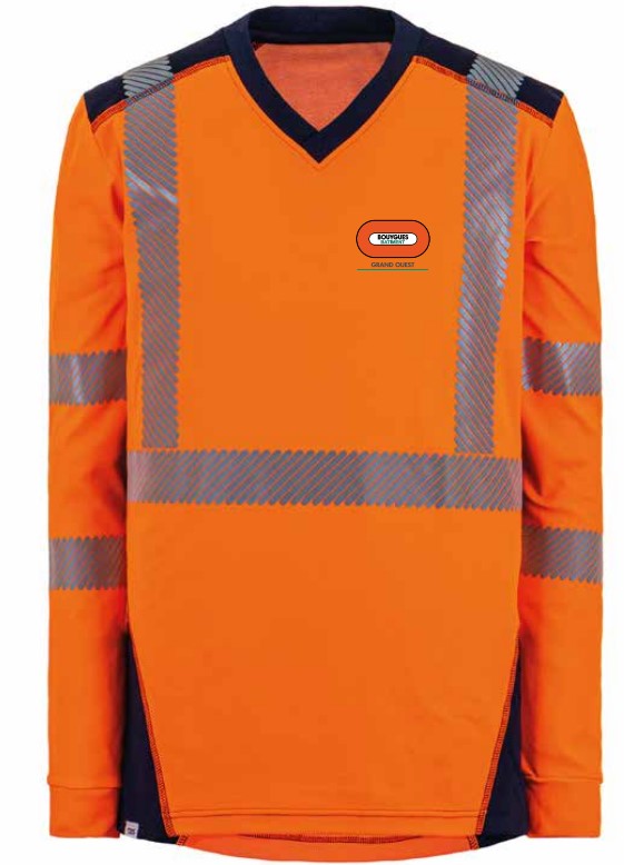 HV polyester cotton T-shirt BY BAT GRAND OUEST long sleeves Jakarta