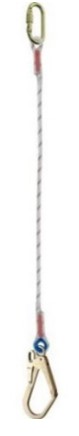 Halyard lanyard LD 11 1.50m-11-53 1QT M11 + 1M53 without absorber