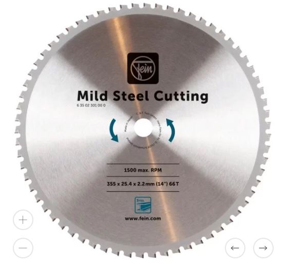 Lame de scie MKAS 355 pour acier de construction