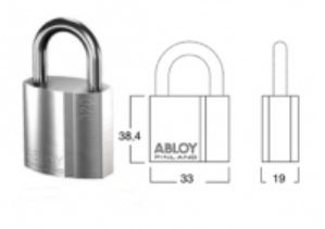 Single padlock for CTS container lock