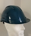 Casque Kara bleu/vert visière longue sans lunette BY IMMO