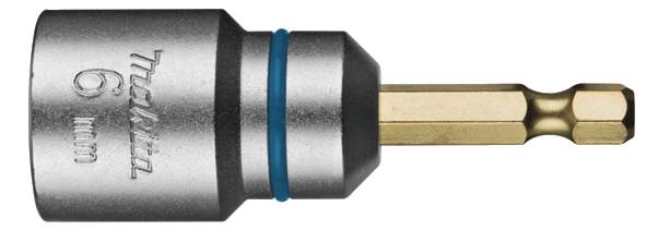 Gold Impact Socket for Threaded Rods Diam.  6mm, Hex 1/4''