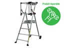MASTERGUARD 4-step individual platform with flared base