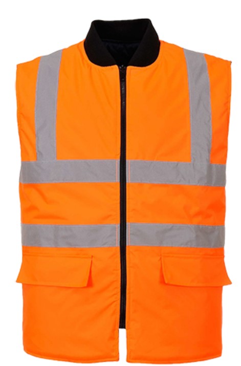 Reversible HV warm vest BY BAT HABITAT SOCIAL