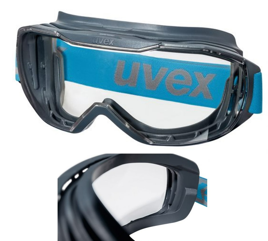 Lunettes masque uvex megasonic (encoche prévu pour port de lunette de vue)