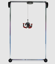 XM165 sander with gantry for wall sanding