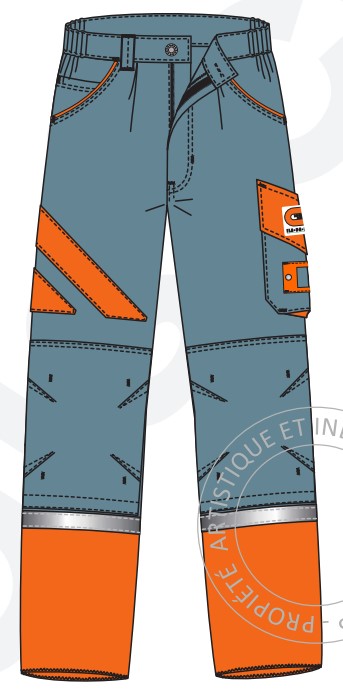 BY BAT SUD EST summer pants with mastery of fabric pocket