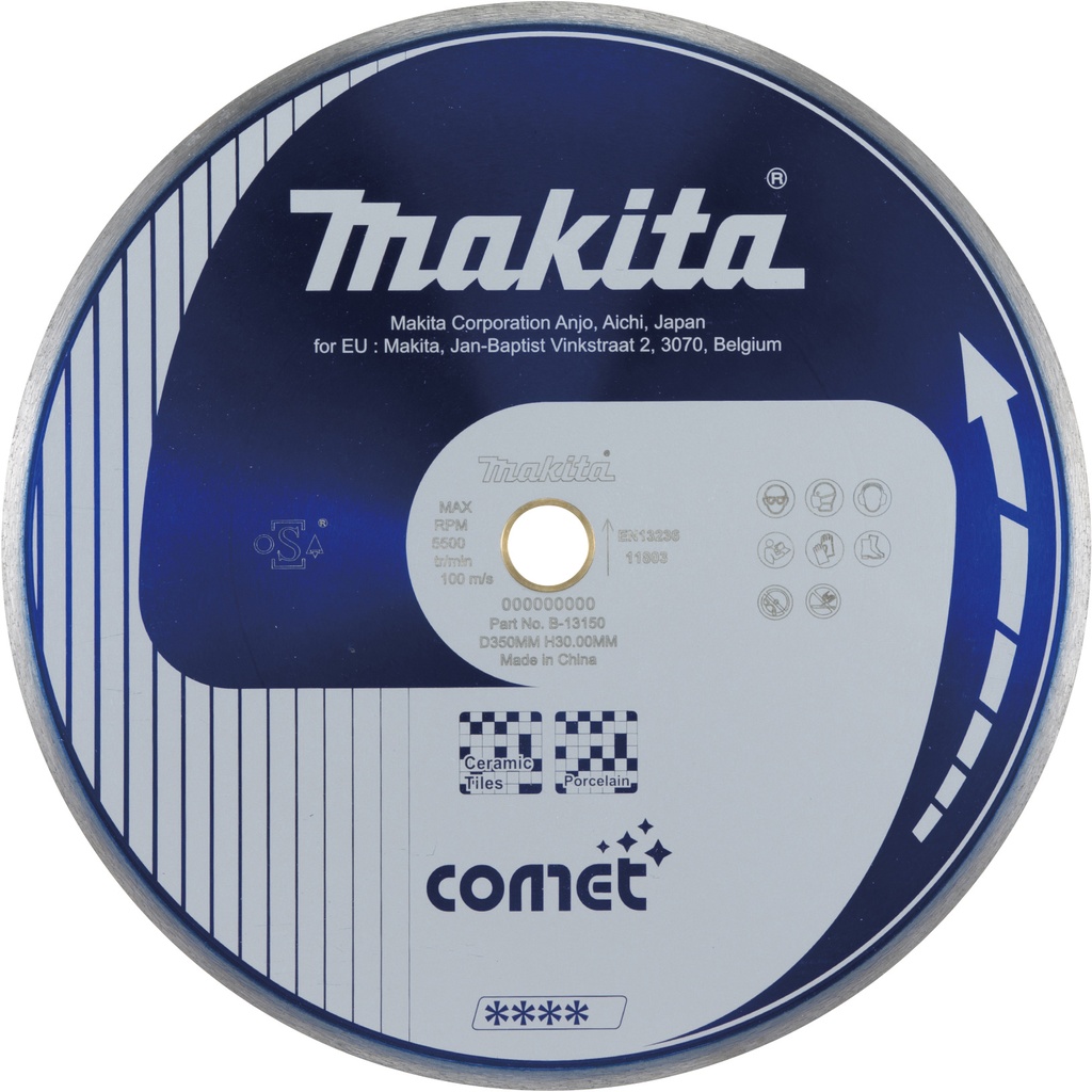 Disque diamant à eau pour scie CC301DSAE (spécial carrelage)