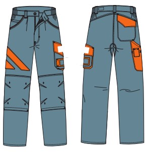 BY BAT GRAND OUEST summer pants with mastery of fabric pocket