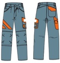 BY BAT GRAND OUEST summer pants with mastery of fabric pocket