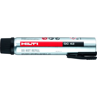 High pressure GC 42 gas cartridges for GX 3 nail gun