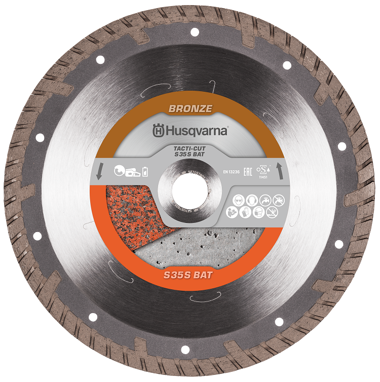 Disque béton Diam. 230 (usage intensif) TACTI-CUT S35S pour K535i