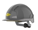 Evolite grey helmet + grey retro band kit (CR2) COLAS
