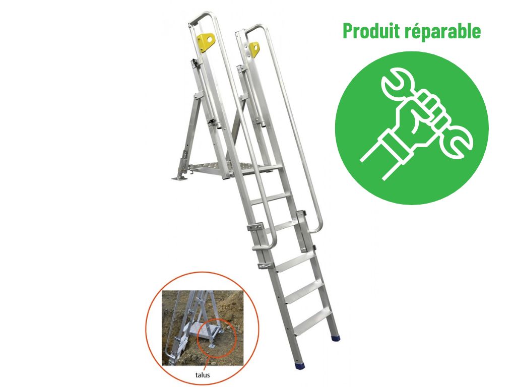 Dig bottom access tool (slope)