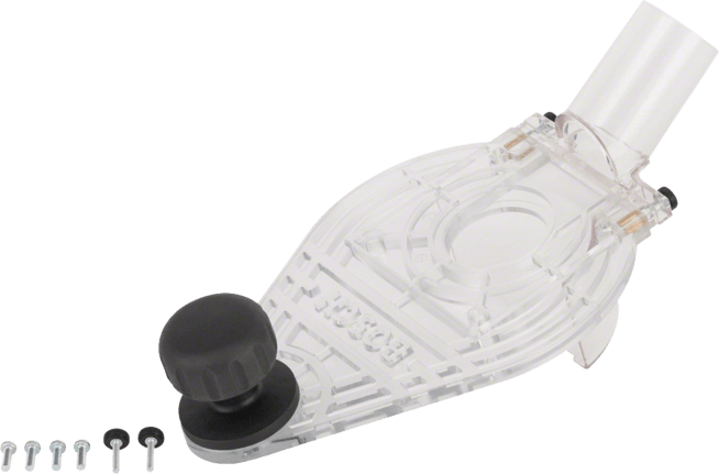 Dust extraction base for GKF 600 trimmer