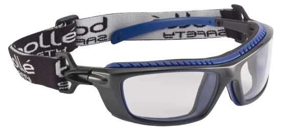 Baxter goggles (approved for gases and fine dust < 5 microns)