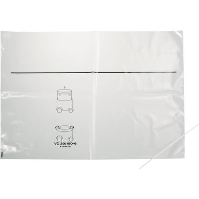 Plastic dust bag for VC 20M-X vacuum cleaner (x10)