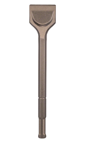 Self-sharpening six-sided spade chisel (TE-S) 400mm width 80mm