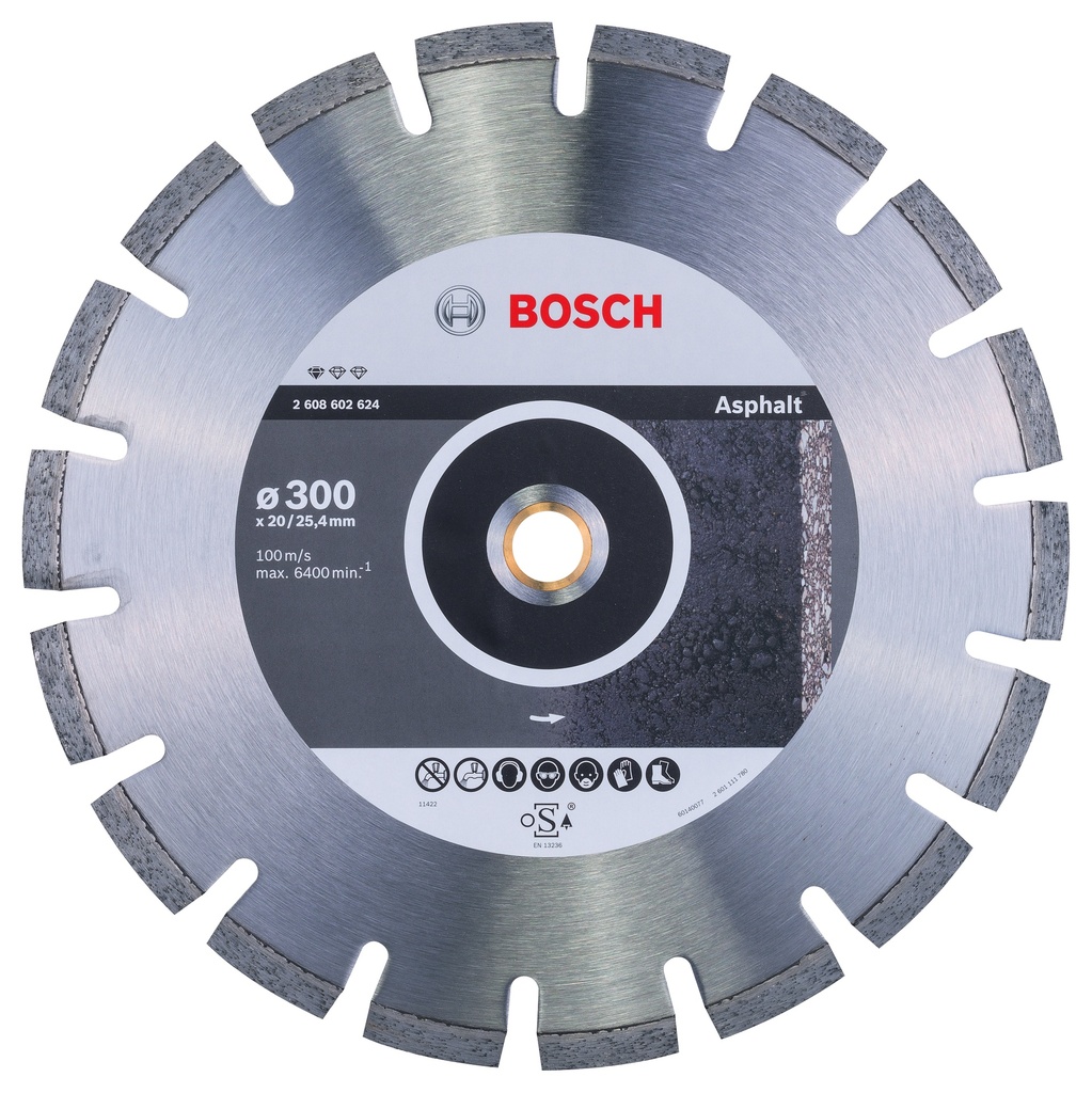 Disque diamant Asphalte ORIGINAL 300x20/25.40x10mm